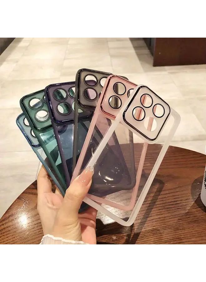 Redmi 14T Phone Case Purple Colorful Camera Lens Protection Cover - Image 1